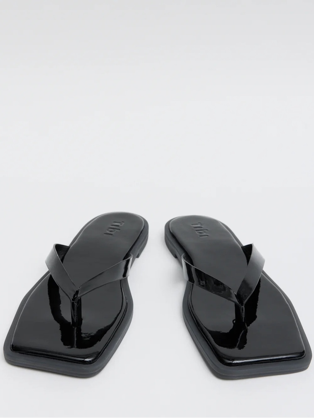 Arnie Patent Leather Sandal/Flip Flop
